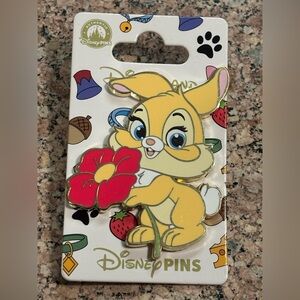 New Disney DLP DLRP Disneyland Paris Bambi Miss Bunny Pin 2025